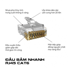 Đầu RJ45 CAT6 - Goldenlink