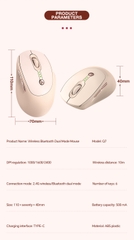 Chuột T-WOLF Q7 (pin sạc) không dây