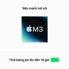 MacBook Air M3 15.3 inch (8GB/256GB) - Chính hãng Apple Việt Nam