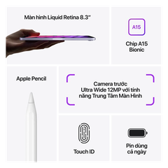 iPad mini 6 8.3" Wi-Fi - Chính hãng Apple Việt Nam
