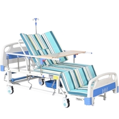 Giường Bệnh Nhân AKIKO A85-04 - Giường Y Tế 4 Tay Quay New