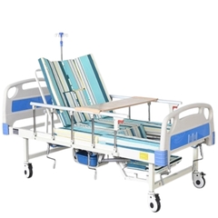 Giường Bệnh Nhân AKIKO A85 - Giường Y Tế 5 Tay Quay New