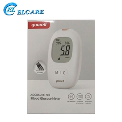 Máy đo đường huyết Yuwell Accusure 710 Tặng Kèm 20 Que và 20 kim