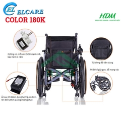 Xe lăn điện COLOR 180K vành đúc