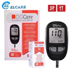 Máy Đo Đường Huyết OGCare Nhập Ý tặng 25 Que Thử Và 25 Kim