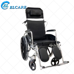 Xe Lăn Hợp Kim Nhôm Cao Cấp Lucass X72 Ngà Nằm Kèm Bô Vệ Sinh