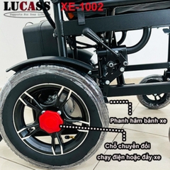 Xe Lăn Điện Lucass XE-1002 Phiên Bản Mới New