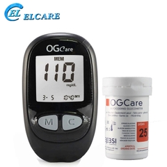 Máy Đo Đường Huyết OGCare Nhập Ý tặng 25 Que Thử Và 25 Kim