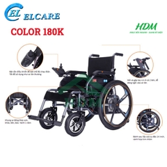 Xe lăn điện COLOR 180K vành đúc