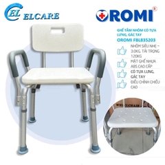 ORM FBL835203 - Ghế Tắm Cao Cấp, Có Tựa Tay Và Tựa Lưng
