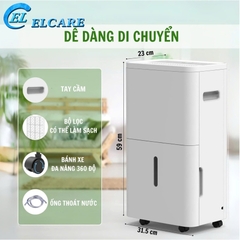 Máy Hút Ẩm Không Khí Oromi JK-S02 - Máy Hút Ẩm Công Suất 40L New