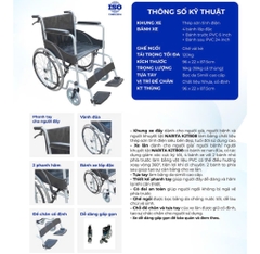 Xe Lăn Tiêu Chuẩn Narita KJT808