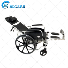 Xe Lăn Hợp Kim Nhôm Cao Cấp Lucass X72 Ngà Nằm Kèm Bô Vệ Sinh