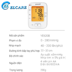 Máy Đo Huyết Áp Yuwell 620B - Có Giọng Nói Tiếng Việt