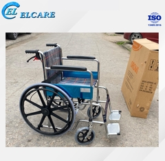 Xe Lăn Oromi Vành Đúc Vải Caro ALK903L-46 (Có Phanh Sau)