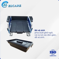 Xe Lăn Có Bô, Ngả Nằm -  OROMI ALK952LBC-46