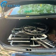 Xe Lăn Hợp Kim Nhôm Cao Cấp Lucass X72 Ngà Nằm Kèm Bô Vệ Sinh