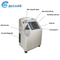 Máy tạo oxy Yuwell 7f-5 5L/phút mạnh mẽ, bền bỉ