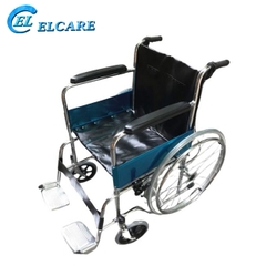 OROMI DY01809 - Xe Lăn Ghế Da, Không Phanh