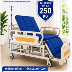 Giường Y Tế Điện Đa Năng ELCARE EL04 – Giải Pháp Chăm Sóc Toàn Diện Cho Gia Đình & Cơ Sở Y Tế