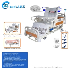 Giường Bệnh Nhân Lucass GB-4E - Giường Điện Đa Năng New