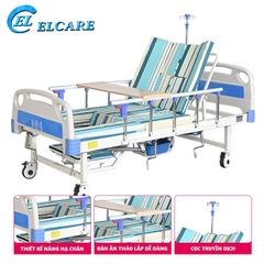 Giường Bệnh Nhân AKIKO A85 - Giường Y Tế 5 Tay Quay New