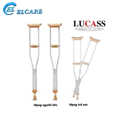 Nạng Chống Nách Hợp Kim Nhôm Lucass C-31( trẻ em ) C-925M ( người lớn )