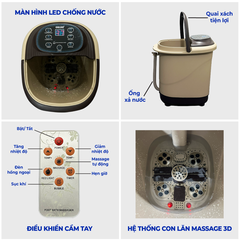 Bồn Ngâm Massage Chân ORM-530H