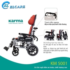 Xe Lăn Ngả Nằm Cao Cấp Karma KM5001 New