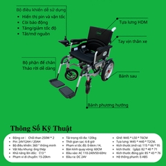 Xe Lăn Điện HDM HD – W061 Tiêu Chuẩn
