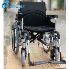 Xe Lăn Điện Tiêu chuẩn HDM  W66011 bánh tăm , có vành lăn tay