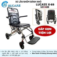 Xe Lăn Du Lịch Gấp Gọn Lucass X69