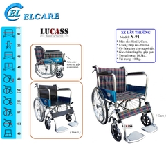 Xe Lăn Lucass X91( CARO ) New