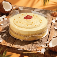Bánh Caramel trứng dừa