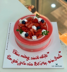 Bánh Chocolate dâu