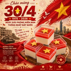 Panna cotta lá cờ