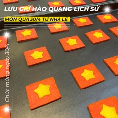 Cookie lá cờ Việt Nam