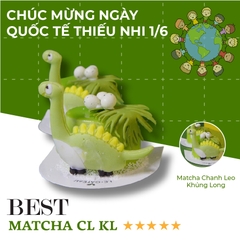 Matcha chanh leo khủng long