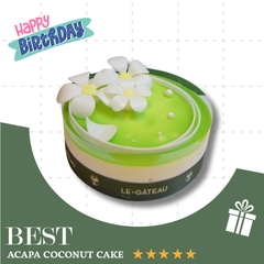 Bánh caramel táo dừa