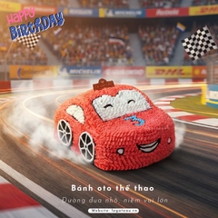 Bánh kem oto thể thao 3D