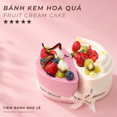 Bánh kem 2 vị dâu & Việt quất