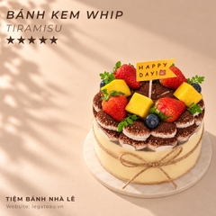 Bánh kem whip tiramisu