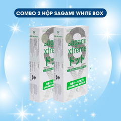 Bao cao su có gai siêu mỏng Sagami White Box tăng cảm giác chân thật, chất lượng cao cấp từ Nhật Bản bảo đảm an toàn giá rẻ