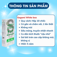 Bao cao su siêu mỏng Xtreme tăng cảm giác chân thật, chất lượng cao cấp từ Nhật Bản, bcs Sagami bảo đảm an toàn giá rẻ
