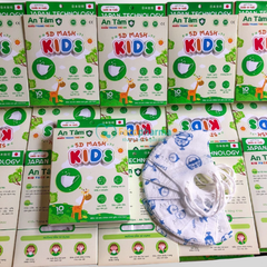 Khẩu trang Trẻ em 5D Mask Bé 1 đến 8 tuổi kháng khuẩn chống tia UV bảo vệ làn da bé