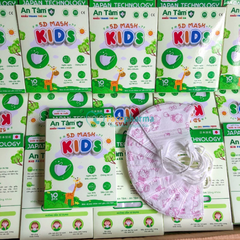 Khẩu trang Trẻ em 5D Mask Bé 1 đến 8 tuổi kháng khuẩn chống tia UV bảo vệ làn da bé
