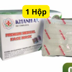 Khẩu trang y tế 4 lớp kháng khuẩn Khánh An 50 cái/hộp