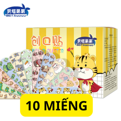 Băng keo cá nhân hình dễ thương chống thấm nước hộp 120 miếng