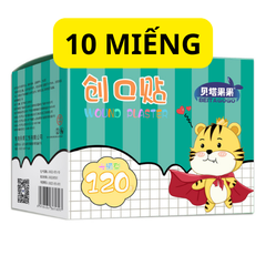 Băng cá nhân hình tròn thiết kế dễ thương, đẹp mắt giúp trẻ em không nỡ tháo ra