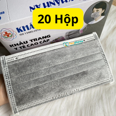 Khẩu trang y tế 4 lớp kháng khuẩn Khánh An 50 cái/hộp